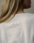 HEART LONGSLEEVE - FLAT WHITE