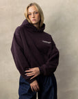 MESSENGER HOODIE - PLUM