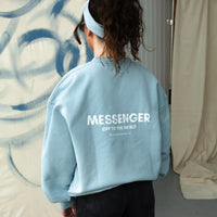MESSENGER-SWEAT – HIMMELBLAU