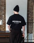MESSENGER T-SHIRT - BLACK
