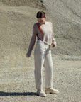 RIVER SLEEVE - BEIGE/ORANGE