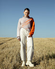RIVER SWEAT - BEIGE/ORANGE