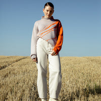 RIVER SWEAT - BEIGE/ORANGE
