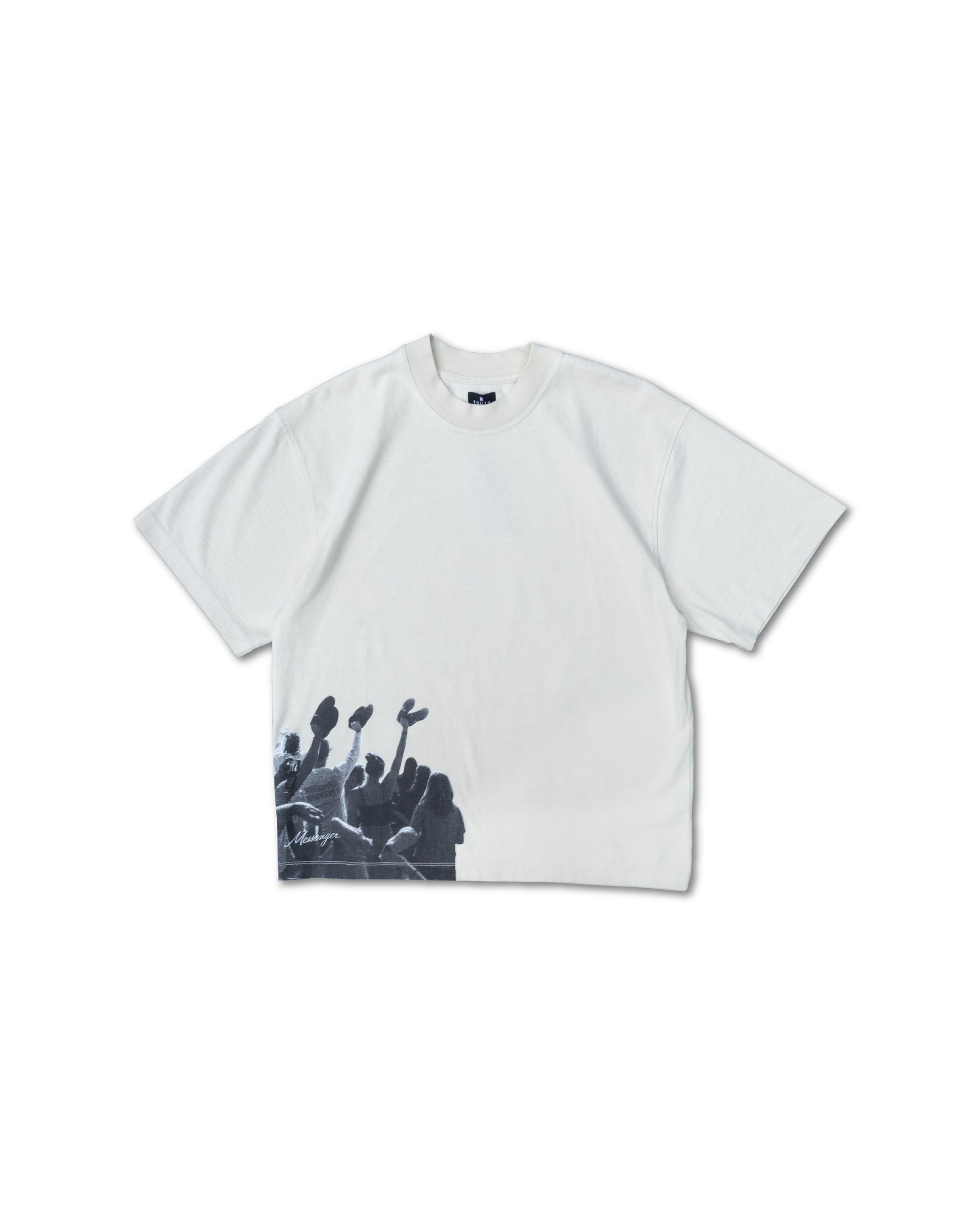 MESSENGER WORLD&#39;S TEE - BONE WHITE