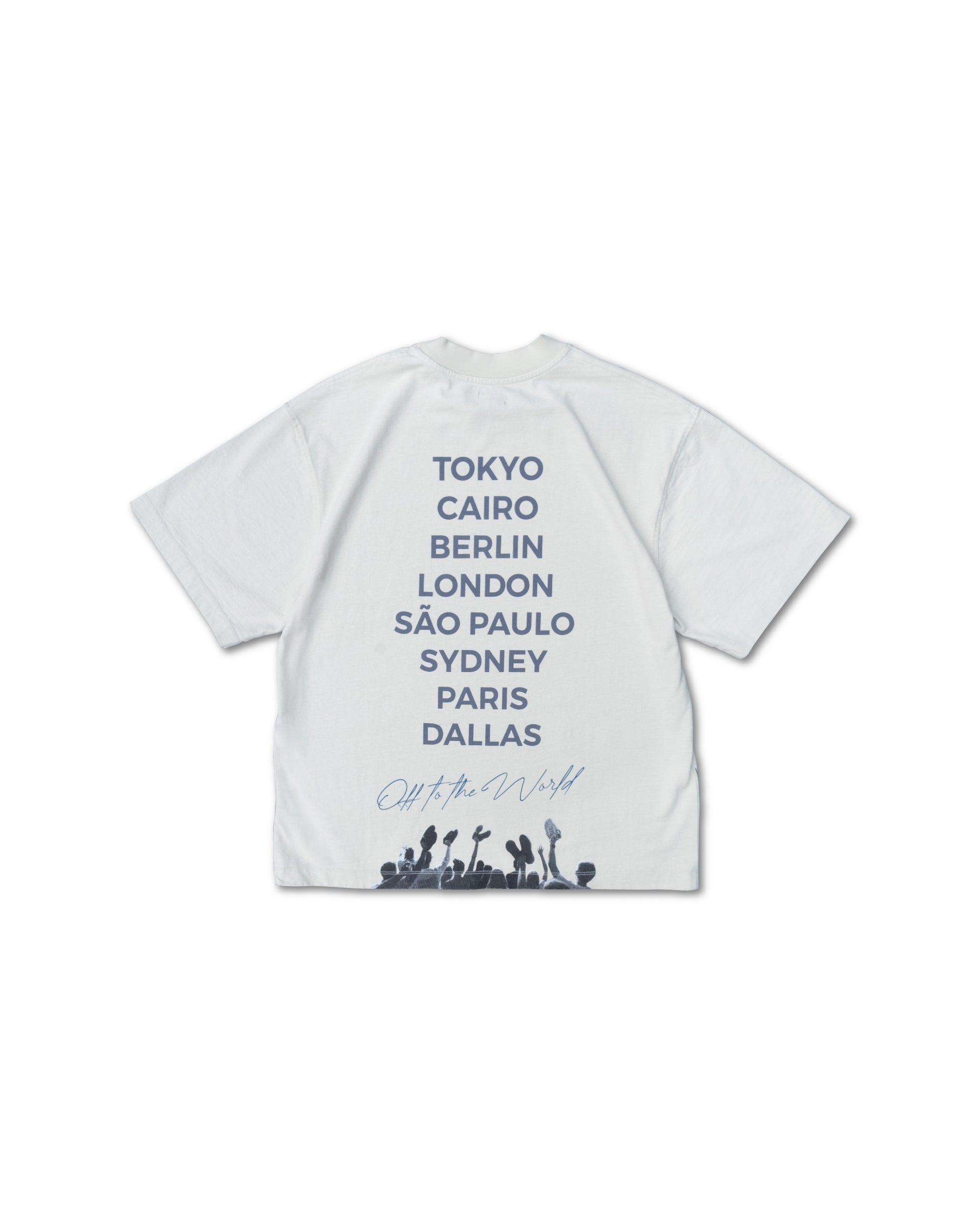 MESSENGER WORLD&#39;S TEE - BONE WHITE