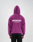 MESSENGER HOODIE - PLUM