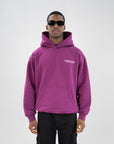 MESSENGER HOODIE - PLUM