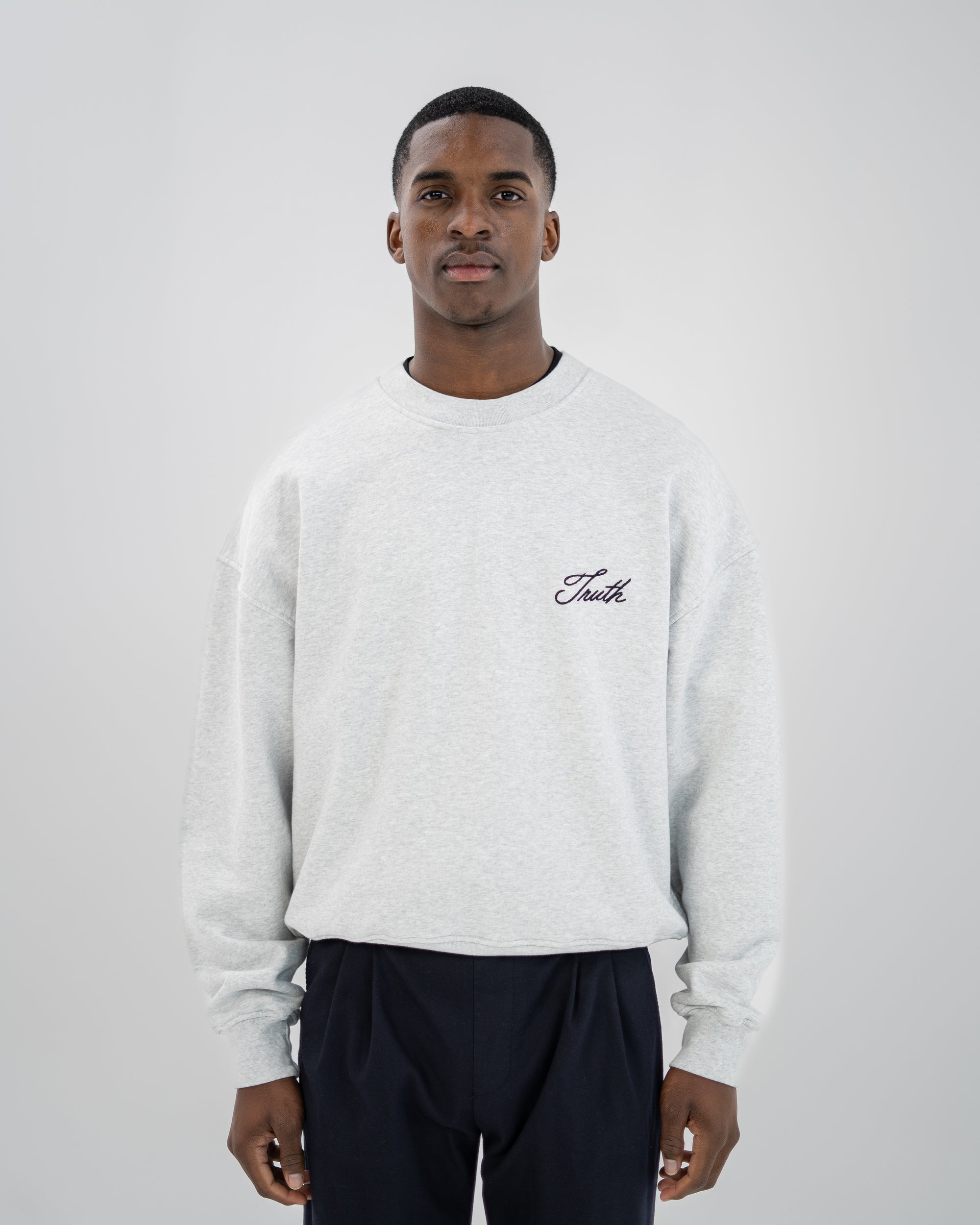 TRUTH SWEAT - GREY MARL