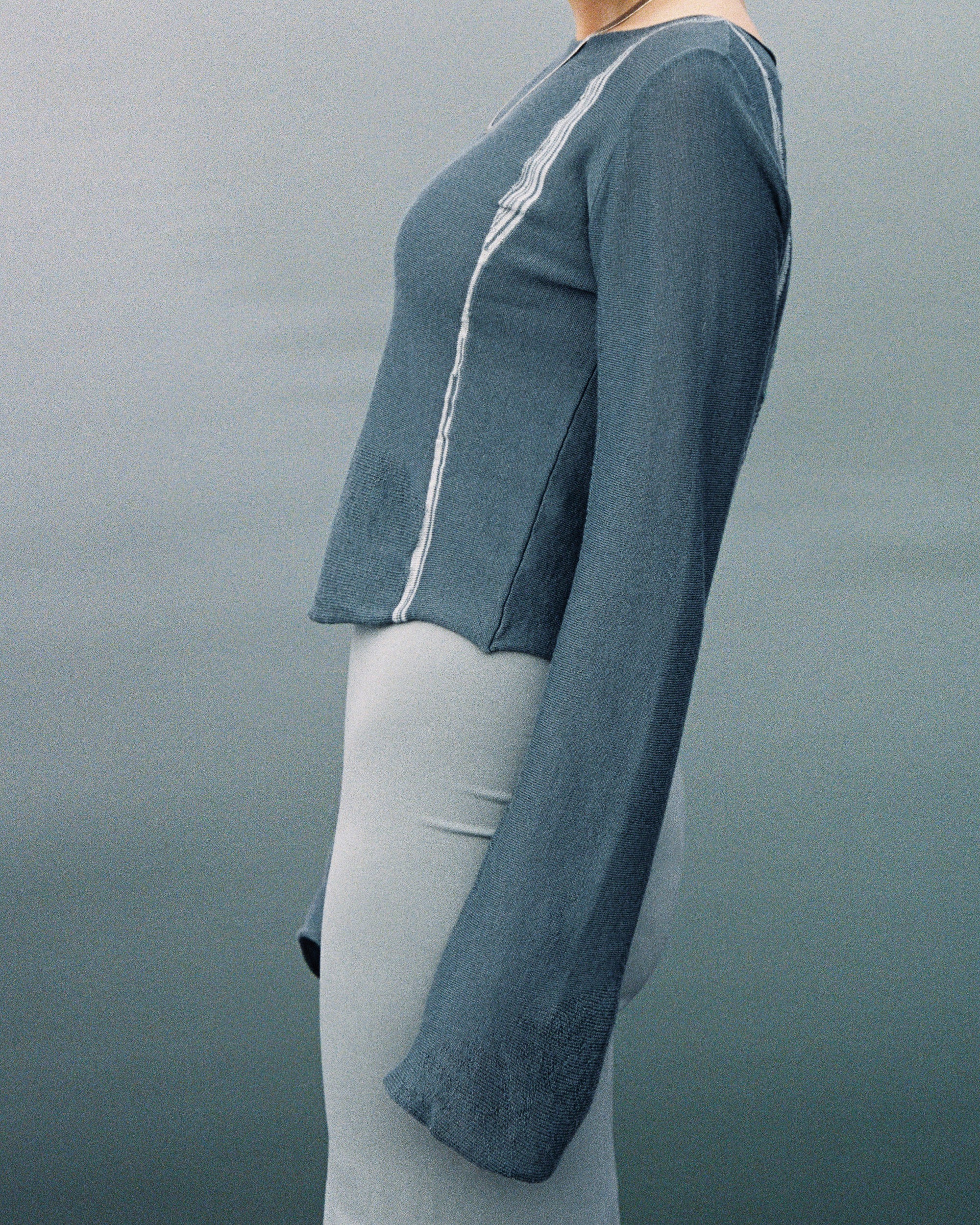 RIVER SLEEVE - GREYGREEN/MINT