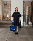 MESSENGER TOTE BAG - BLUE (DOUBLE PRINT)