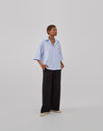 PLEATED TROUSER - BLACK