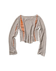 RIVER SLEEVE - BEIGE/ORANGE