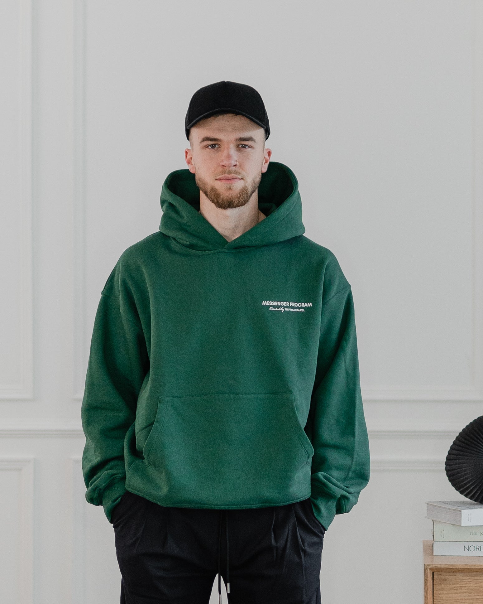 MESSENGER HOODIE - GREEN