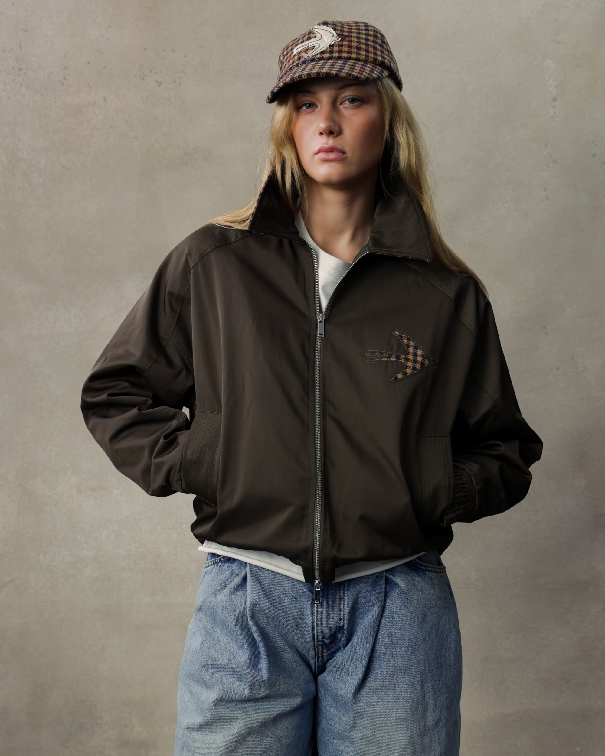 BLOUSON JACKET - OLIVE