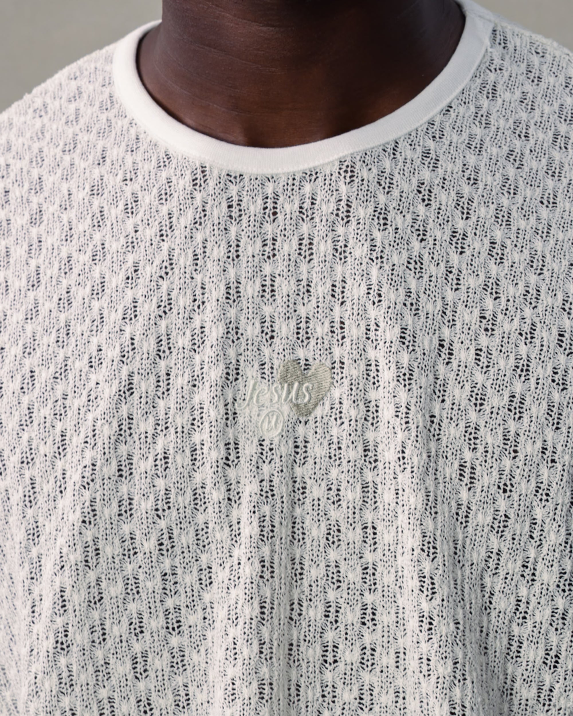 KNIT LONGSLEEVE - FLAT WHITE