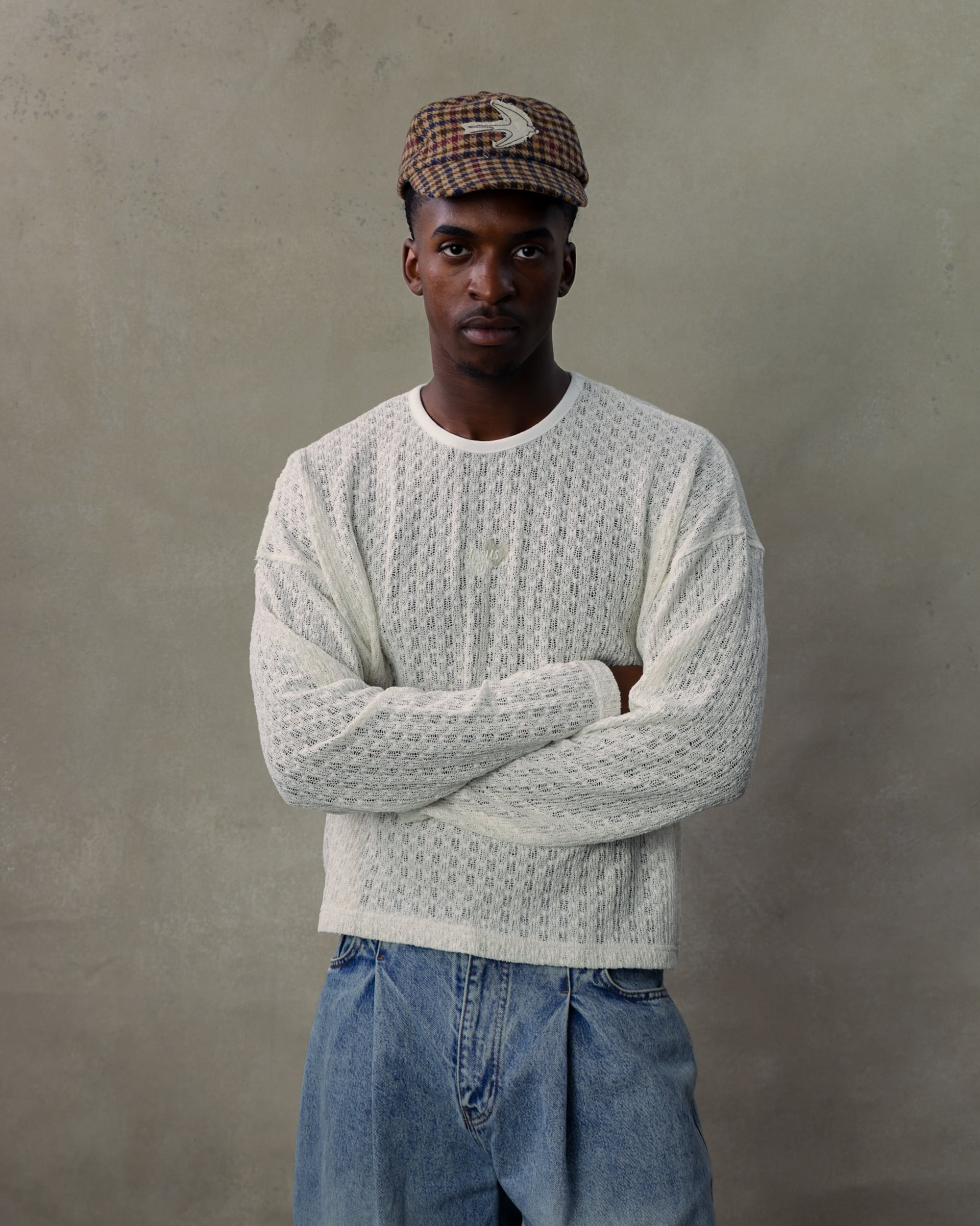 KNIT LONGSLEEVE - FLAT WHITE