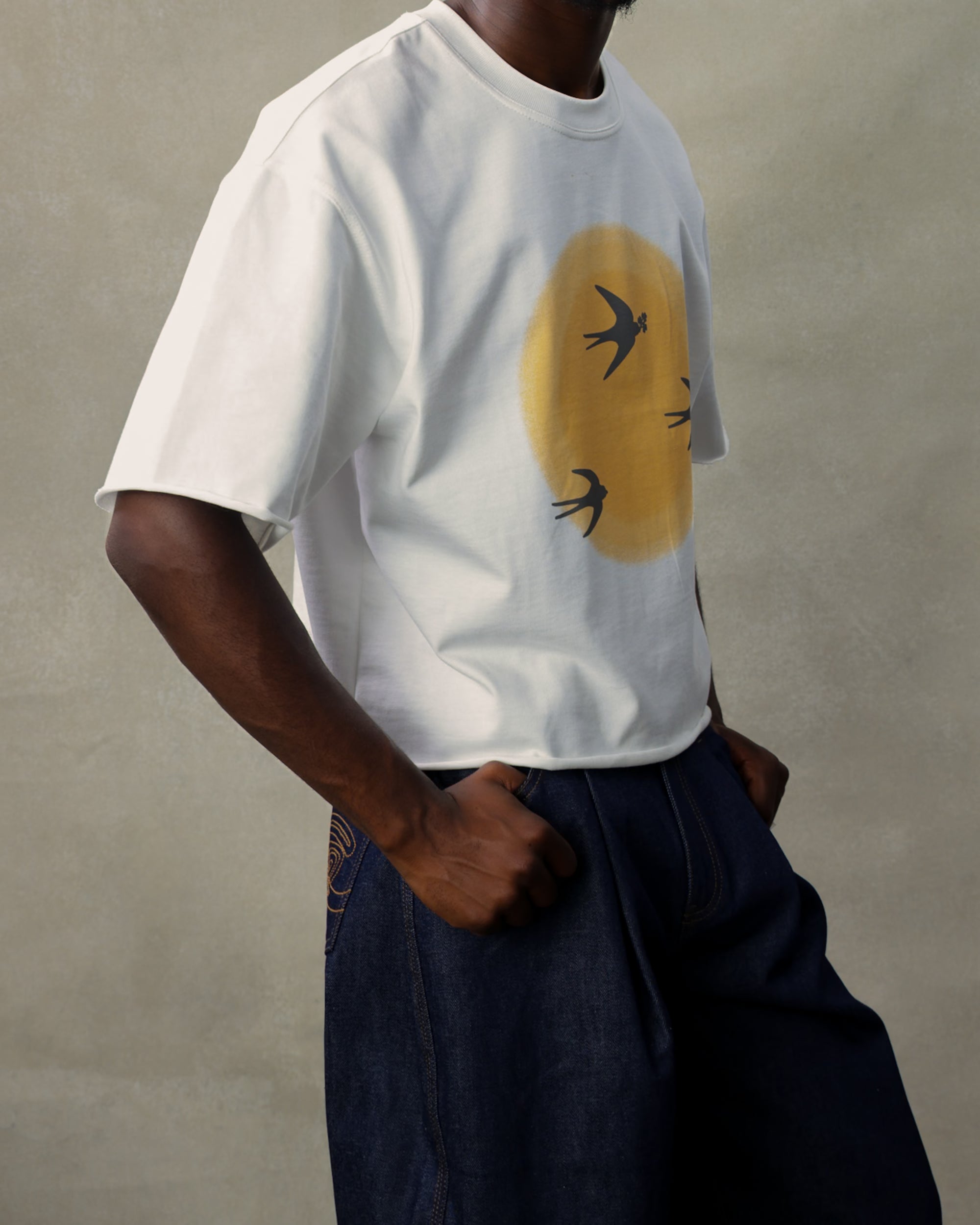SUN T-SHIRT - OFF WHITE