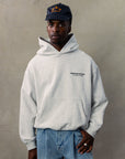 MESSENGER HOODIE -  GREY MELANGE