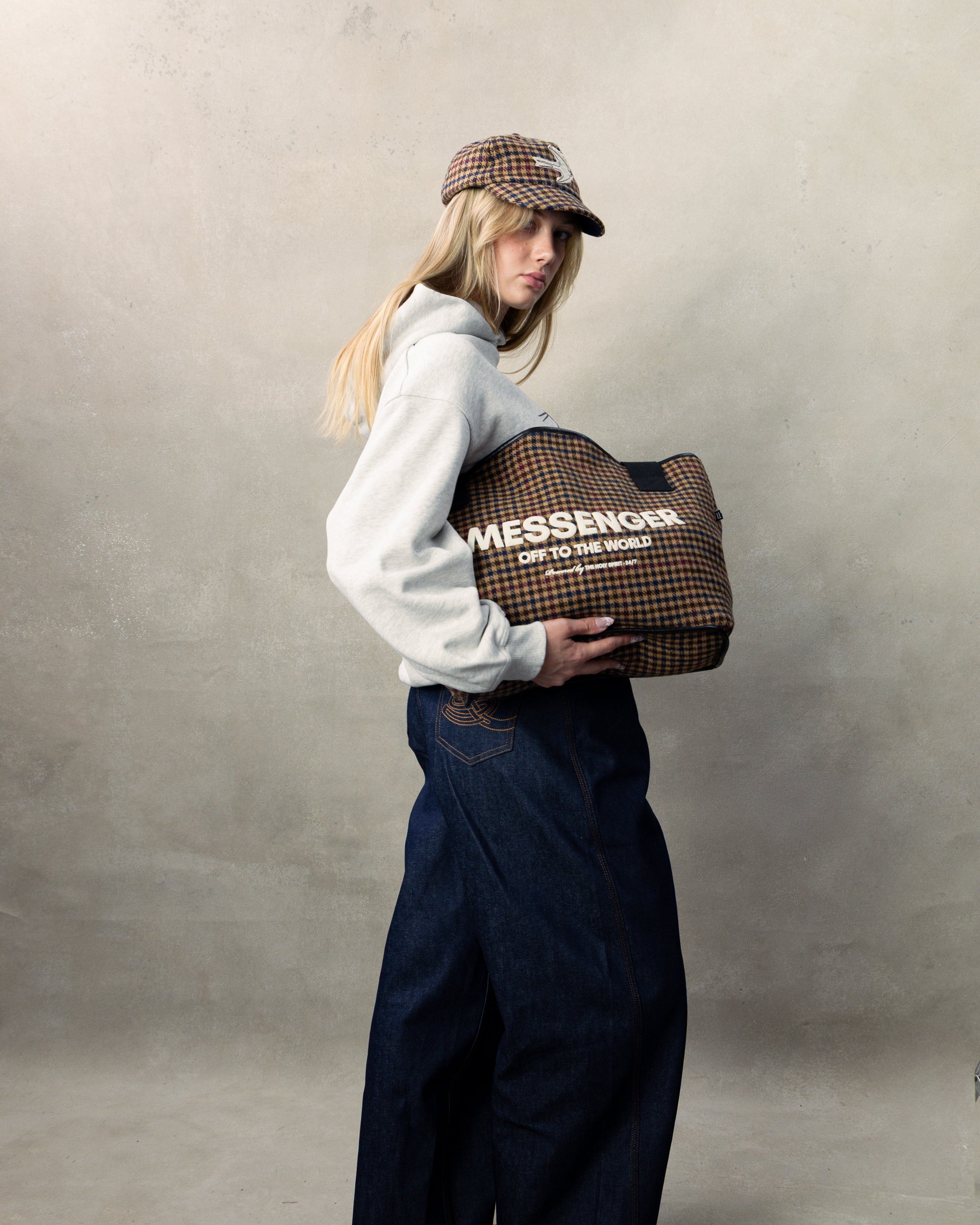 MESSENGER TOTE BAG - TWEED
