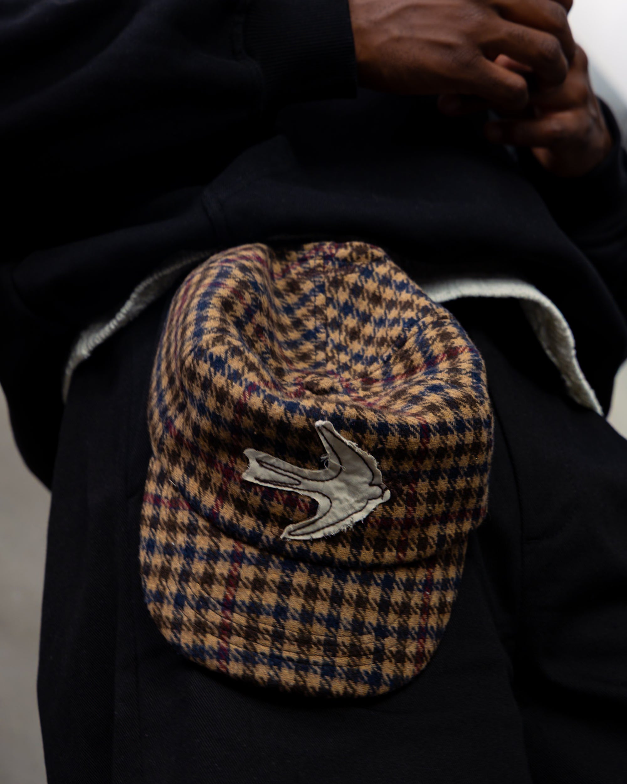 TWEED CAP - HOUNDSTOOTH