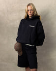 MESSENGER HOODIE -  BLACK