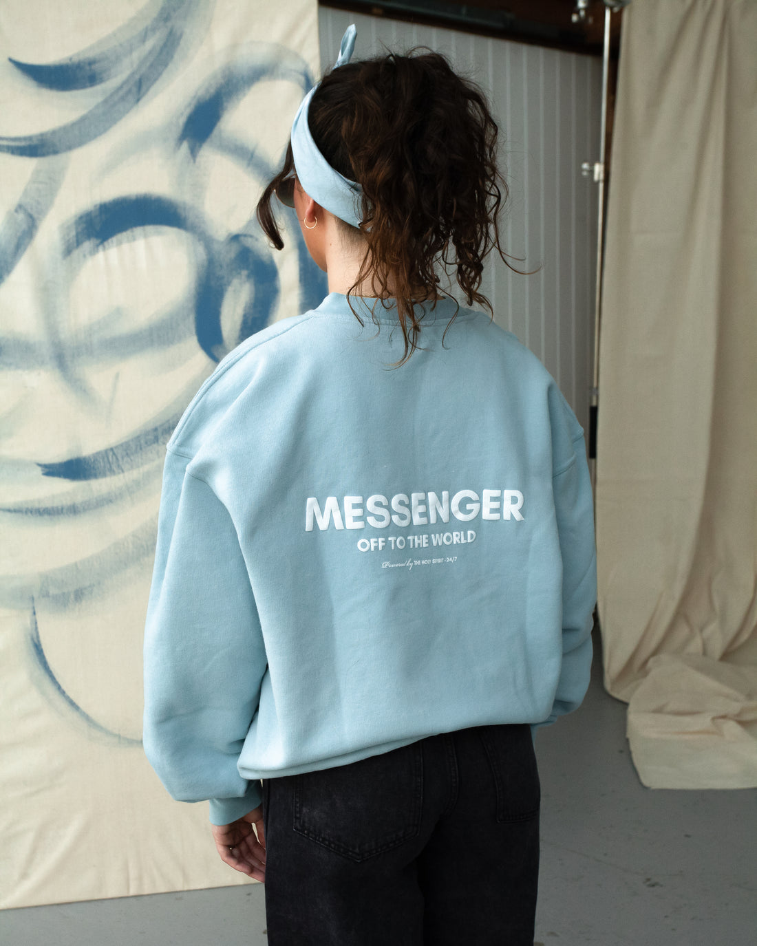 SWEAT MESSAGER - NOIR
