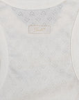 HEART TANK TOP - FLAT WHITE