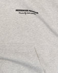 MESSENGER HOODIE -  GREY MELANGE