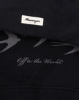 SWALLOW HOODIE -  BLACK