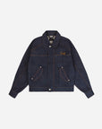 RAW DENIM JACKET - DARK BLUE