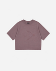 SWALLOW T-SHIRT - WASHED PLUM