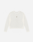 KNIT LONGSLEEVE - FLAT WHITE
