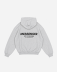 MESSENGER HOODIE -  GREY MELANGE