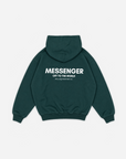 MESSENGER HOODIE -  GREEN